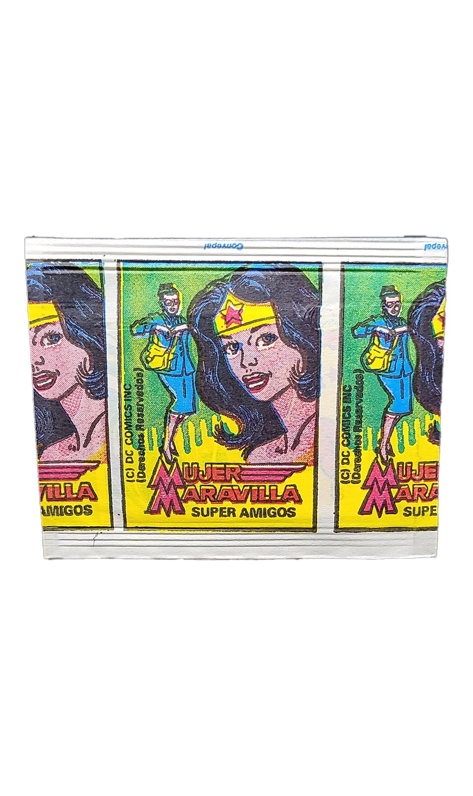 1986 DC Comics Reyauca Super Amigos - Venezuela 1-Panel Pack DC Comics Sealed Pack - Hobby Gems