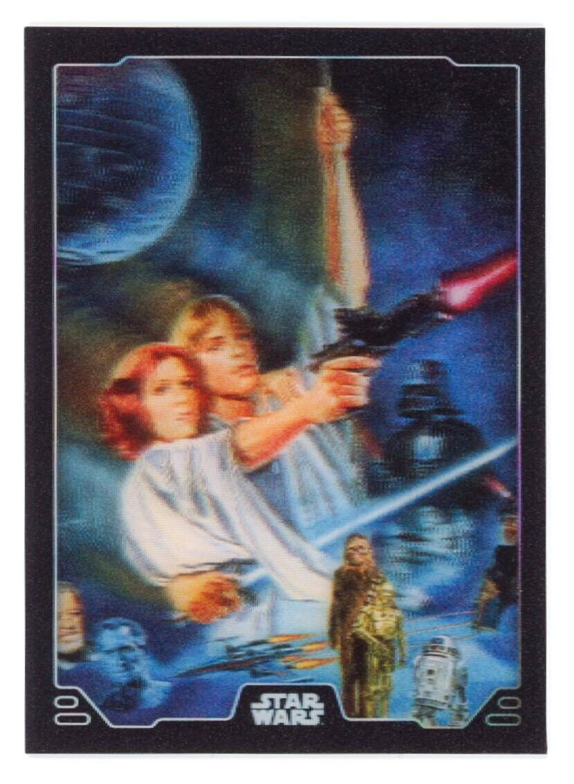 2023 Topps Star Wars Hologram New Hope Holographic Poster Art #HC5 Star Wars Insert - Hobby Gems