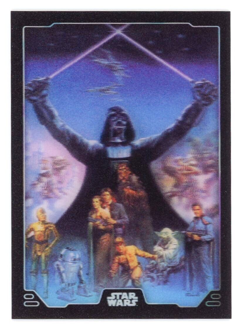 2023 Topps Star Wars Holographic Poster Art The Empire Strikes Back #HC6 Star Wars Insert - Hobby Gems