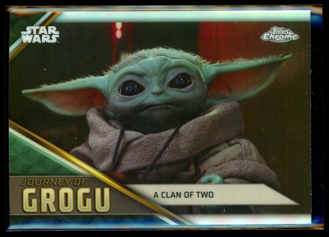 A CLAN OF TWO 2023 Star Wars Topps Chrome Journey of Grogu #JG-8 C1 Star Wars Base - Hobby Gems