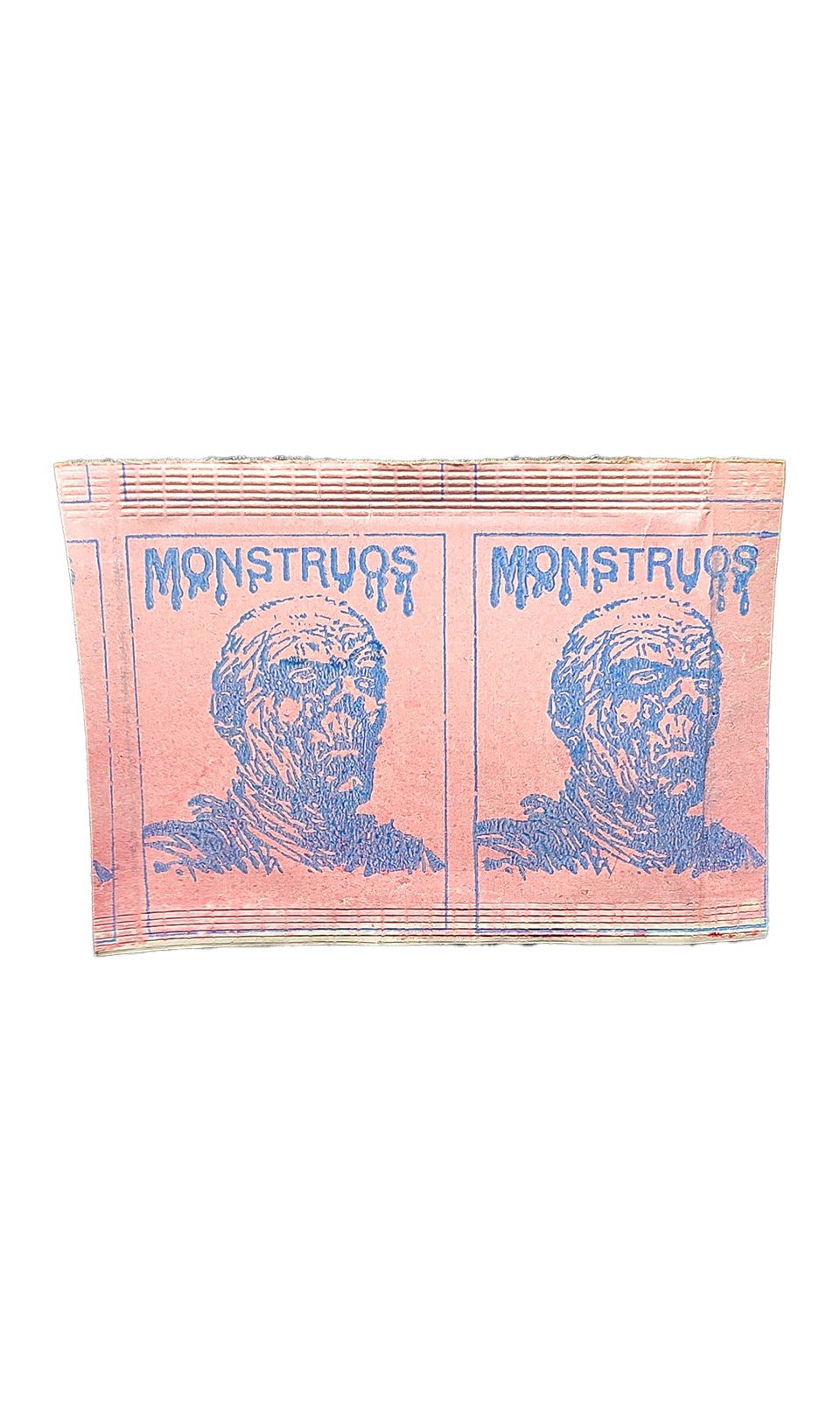 1980 Monstruos (Monster) Reyauca Venezuela 1-Panel Sticker Pack Monster Sealed Pack - Hobby Gems