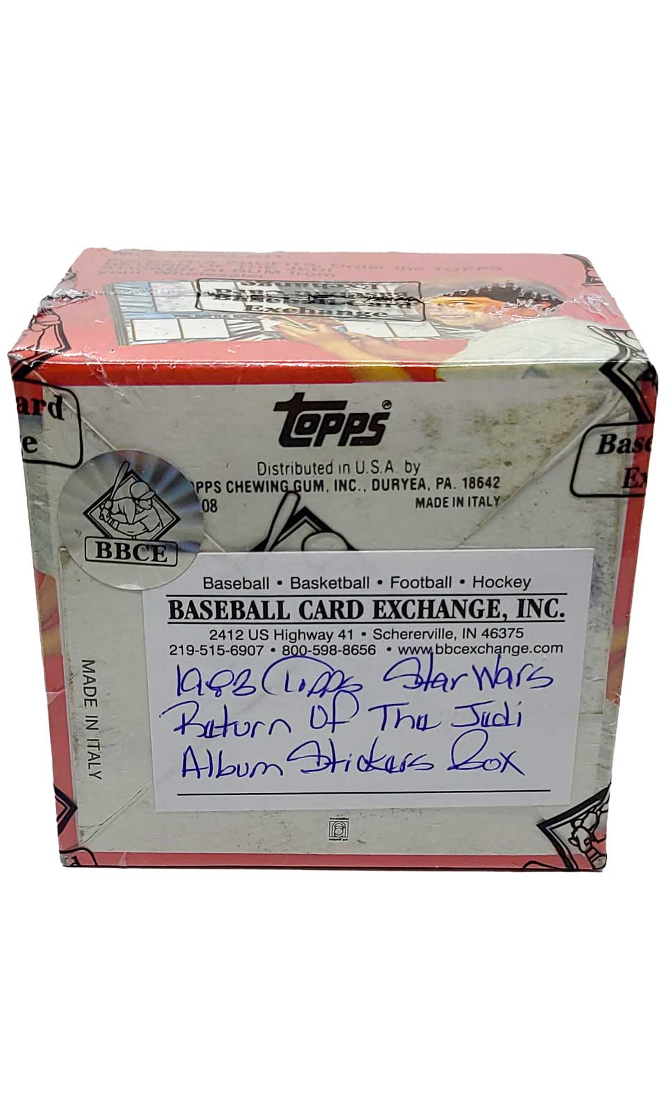 1983 Topps Return Of The Jedi Star Wars Sticker Box BBCE Sealed 60 - Packs C1 Star Wars Sealed Box - Hobby Gems