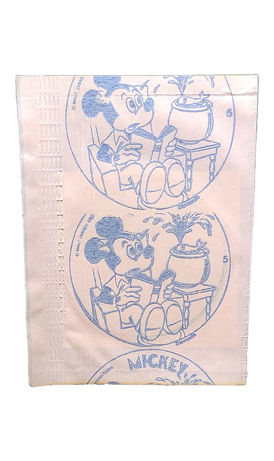 1986 Mickey Mouse Walt Disney Empacadora Reyauca Venezuela 1-Panel Pack Disney Sealed Pack - Hobby Gems