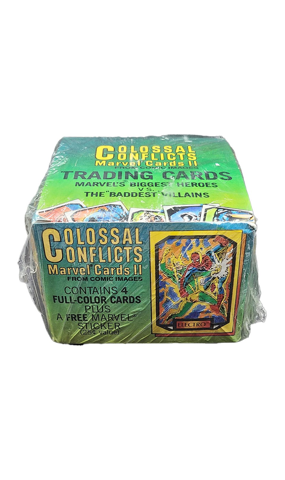 1987 Marvel Colossal Conflicts Comic Images Series 2 Box C2 Marvel Sealed Box - Hobby Gems
