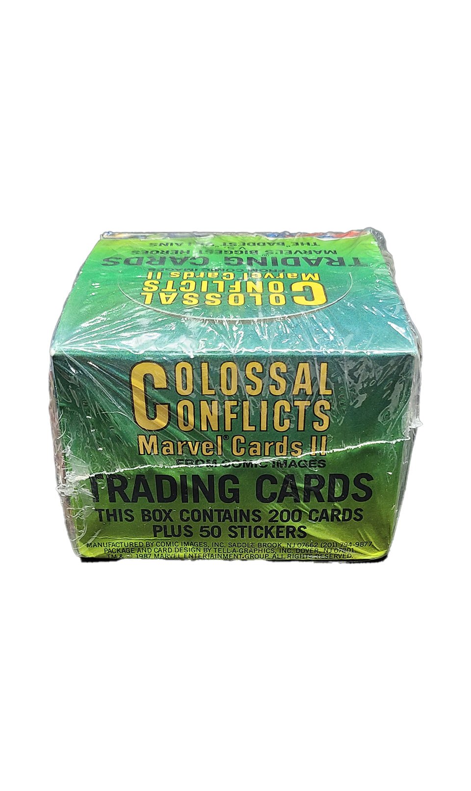 1987 Marvel Colossal Conflicts Comic Images Series 2 Box C2 Marvel Sealed Box - Hobby Gems