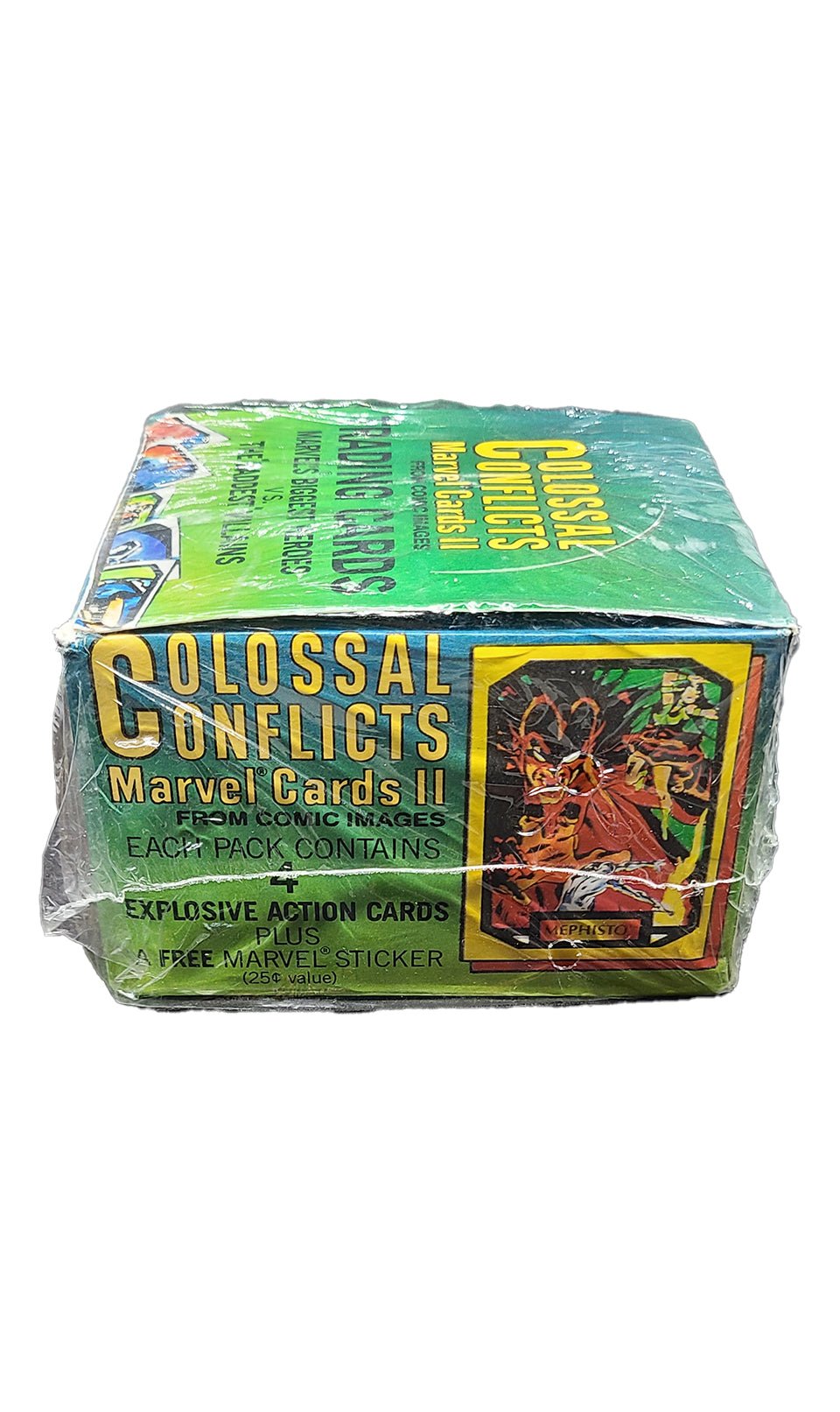 1987 Marvel Colossal Conflicts Comic Images Series 2 Box C2 Marvel Sealed Box - Hobby Gems