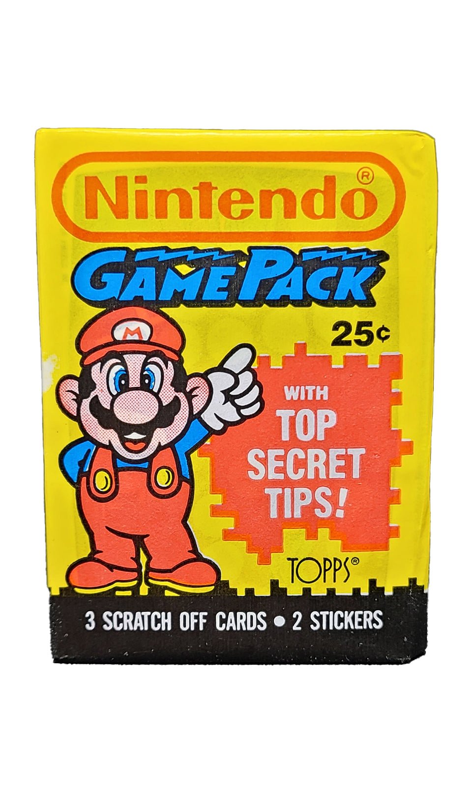 1989 Nintendo Topps Pack (Mario) Nintendo Sealed Pack - Hobby Gems