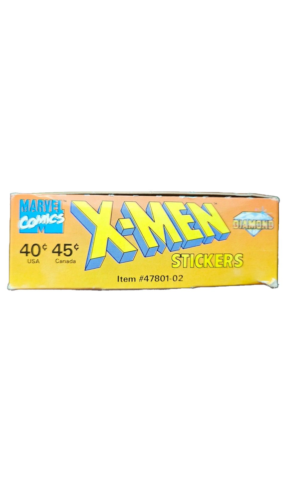 1993 Marvel Comics X-Men Diamond Sticker Box Marvel Sealed Box - Hobby Gems