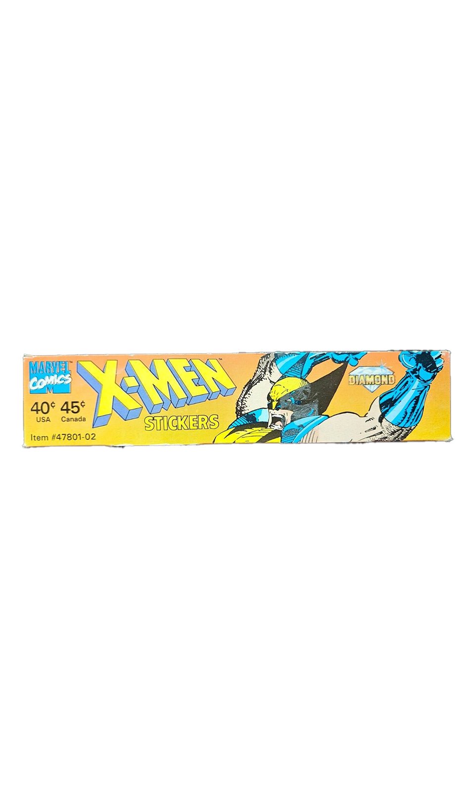 1993 Marvel Comics X-Men Diamond Sticker Box Marvel Sealed Box - Hobby Gems