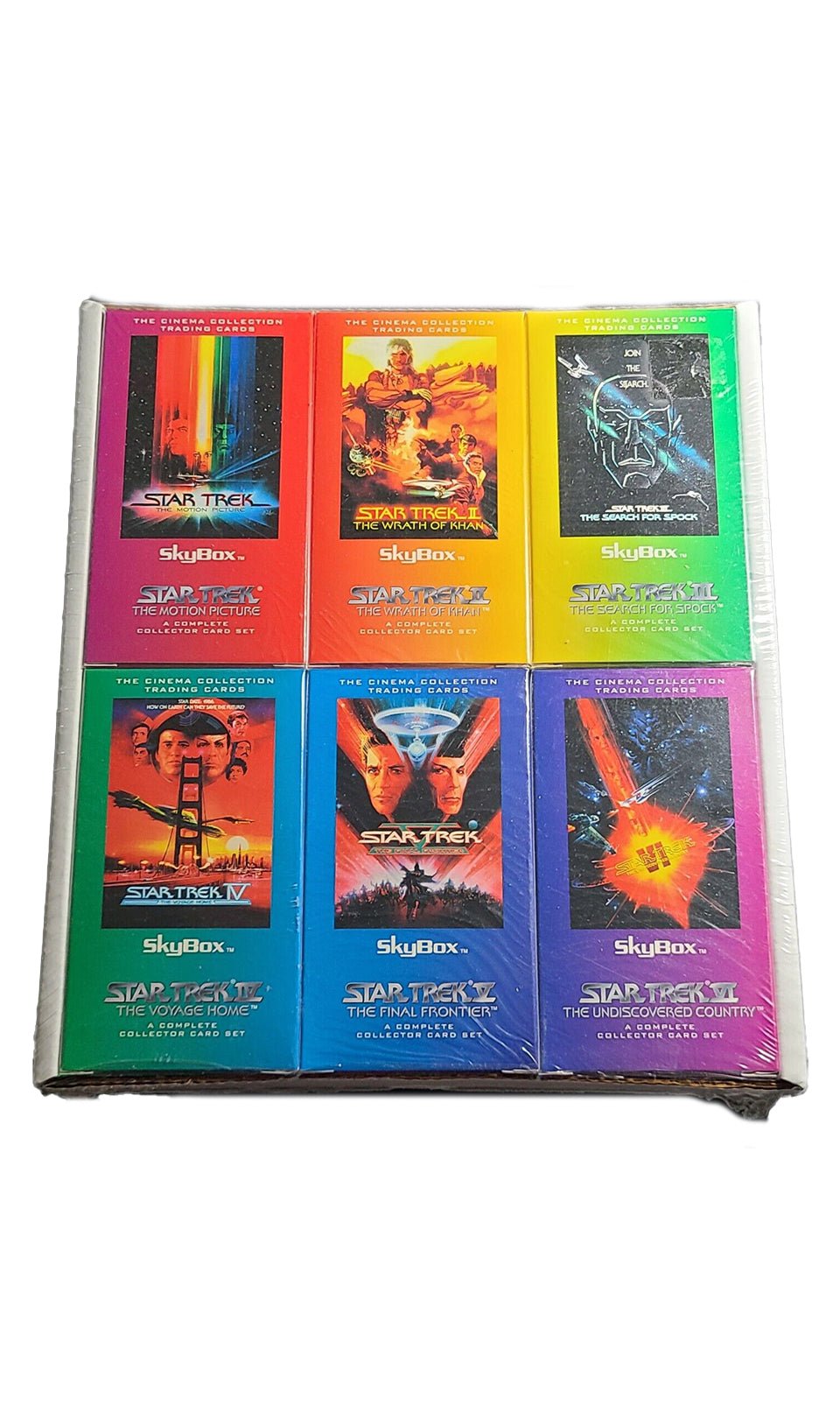 1994 Star Trek Skybox Motion Pictures Collection 6-Box Sets Star Trek Sealed Box - Hobby Gems