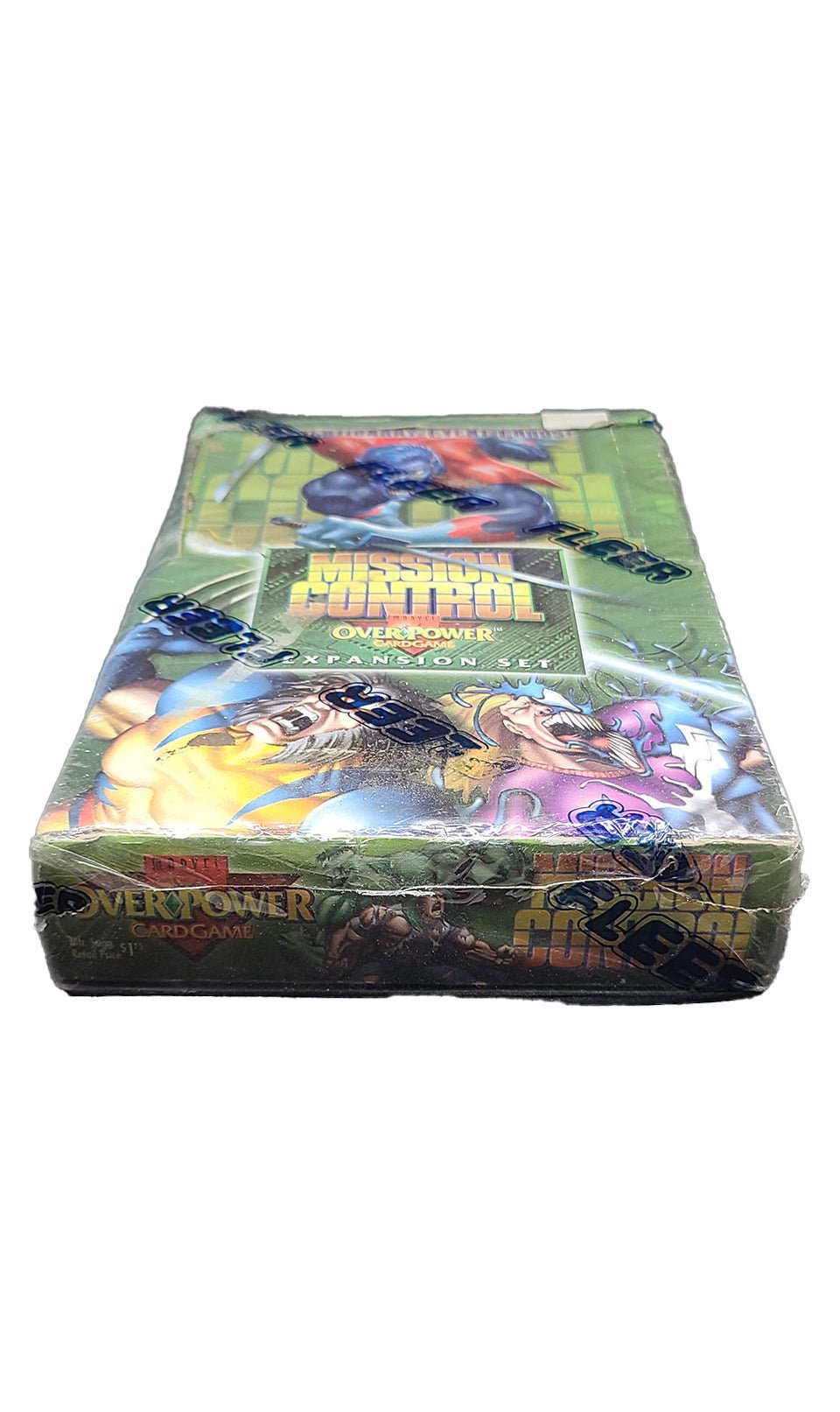 1995 Marvel Overpower Mission Control Fleer Box Marvel Sealed Box - Hobby Gems