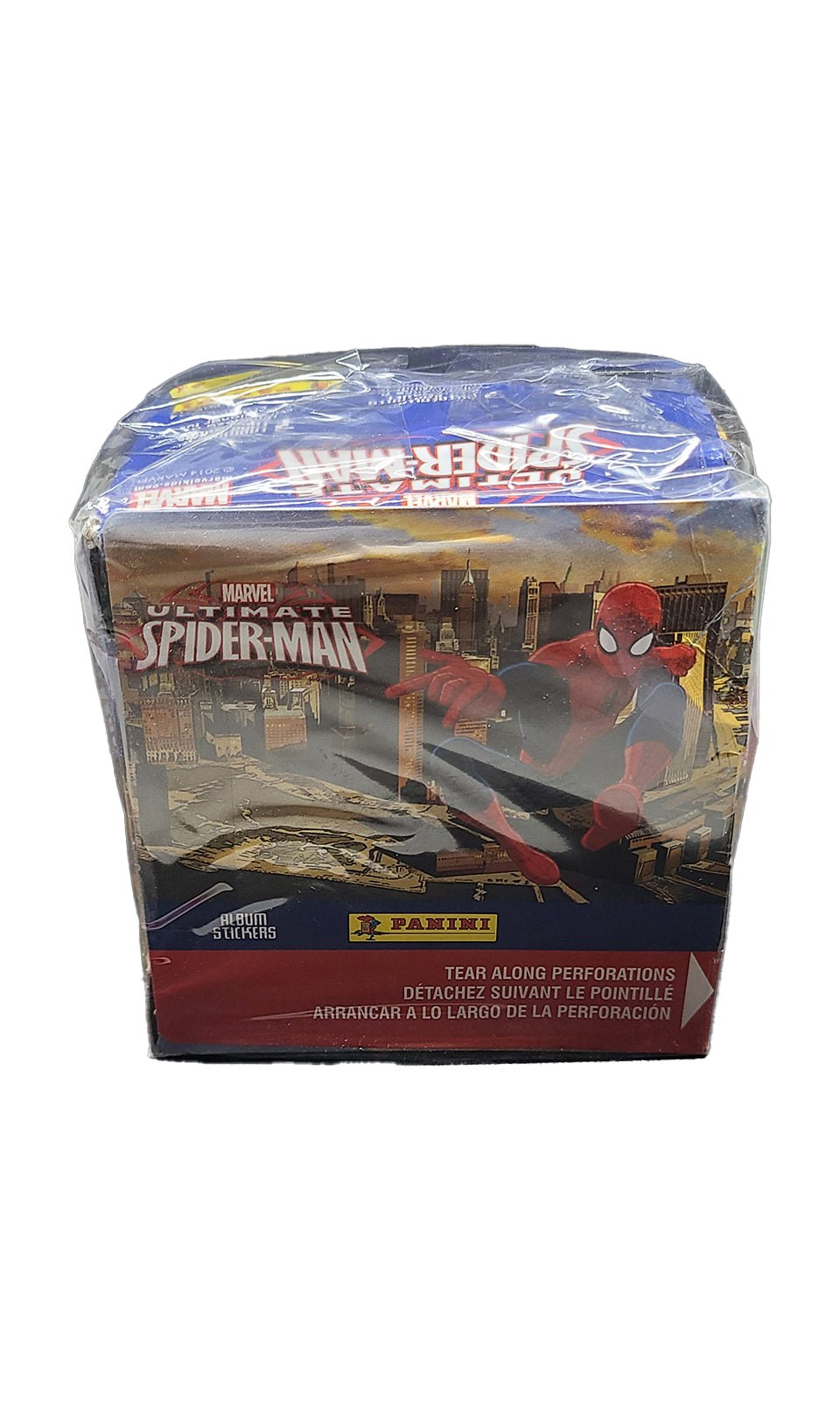 2014 Marvel Ultimate Spider-Man Panini Sticker Box Marvel Sealed Box - Hobby Gems