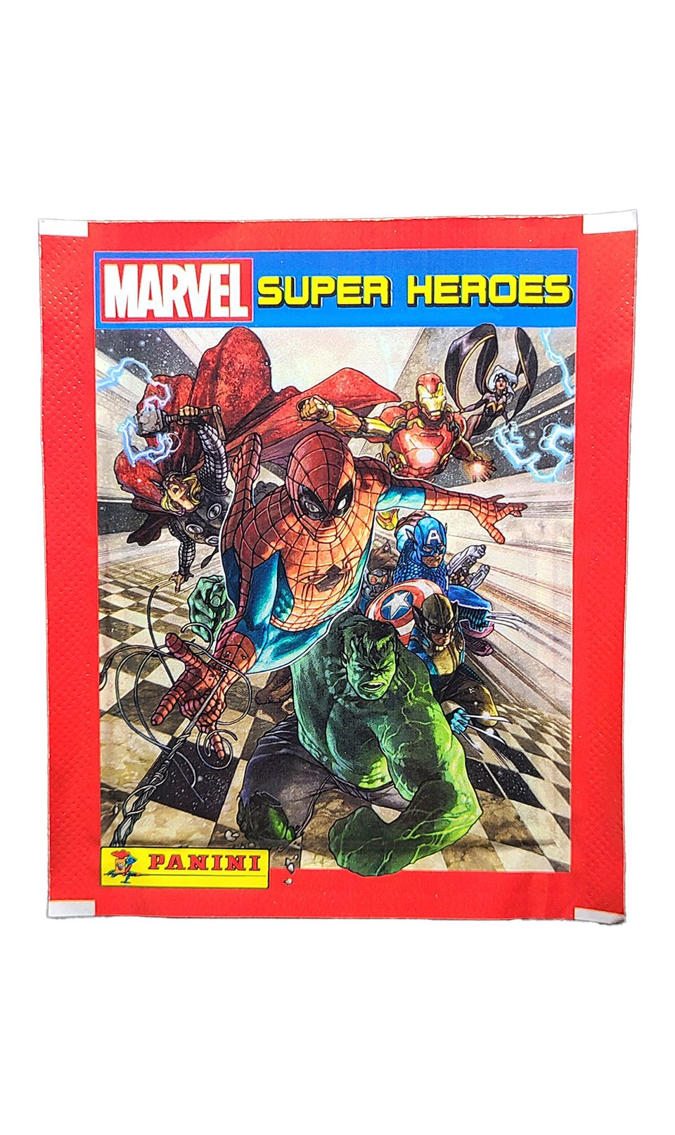 2017 Marvel Super Heroes Panini Italy Sticker Pack Marvel Sealed Pack - Hobby Gems