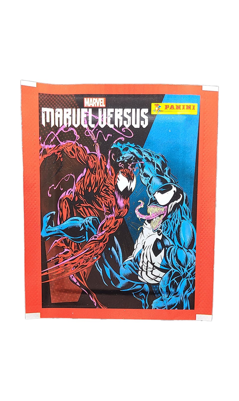 2021 Marvel Versus Panini Italy Sticker Pack (Carnage & Venom) Marvel Sealed Pack - Hobby Gems