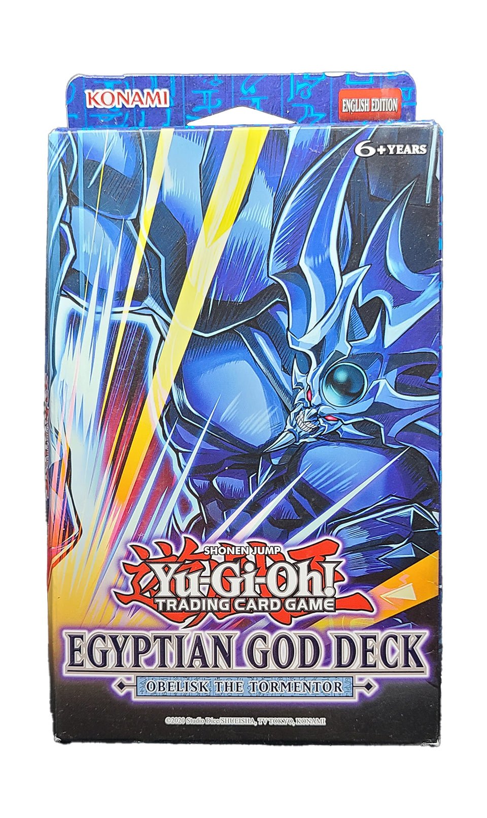 2021 Yu-Gi-Oh! Egyptian God Deck Obelisk the Tormentor English Edition Unlimited Yu-Gi-Oh Sealed Deck - Hobby Gems