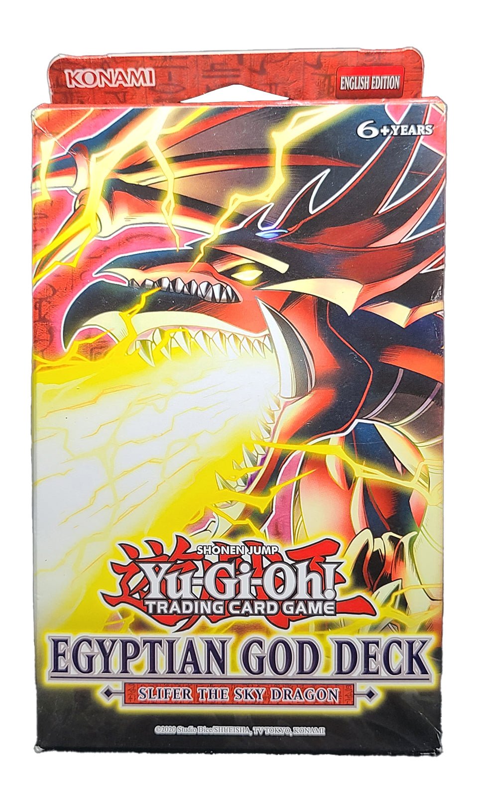 2021 Yu-Gi-Oh! Egyptian God Deck Slifer the Sky Dragon English Edition Unlimited Yu-Gi-Oh Sealed Deck - Hobby Gems
