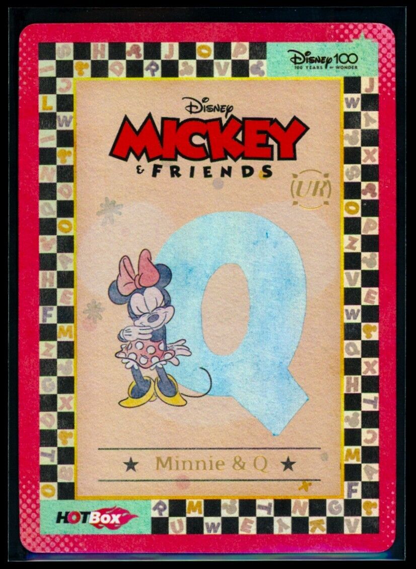 MINNIE MOUSE & Q 2023 Kakawow Disney 100 Mickey & Friends Alphabet UR #34