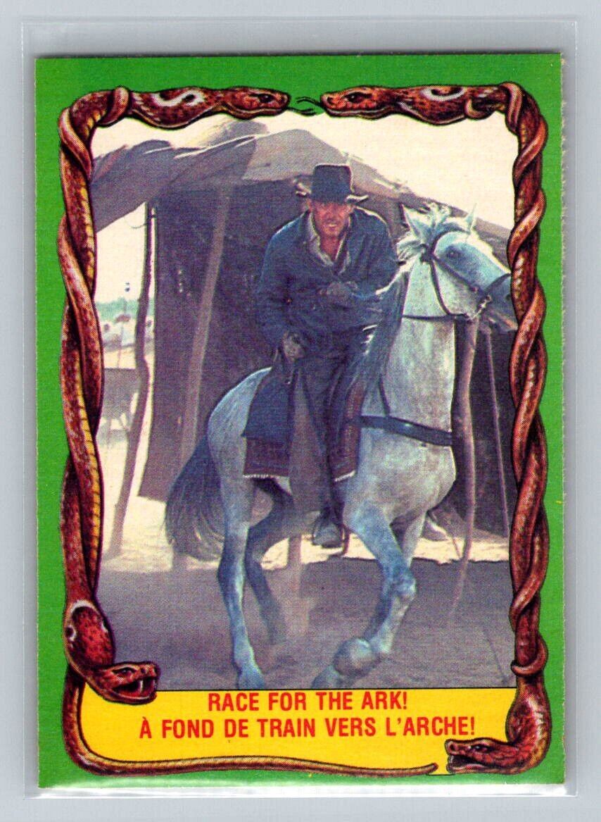 RACE FOR THE ARK! 1981 O-Pee-Chee Raiders of the Lost Ark #69