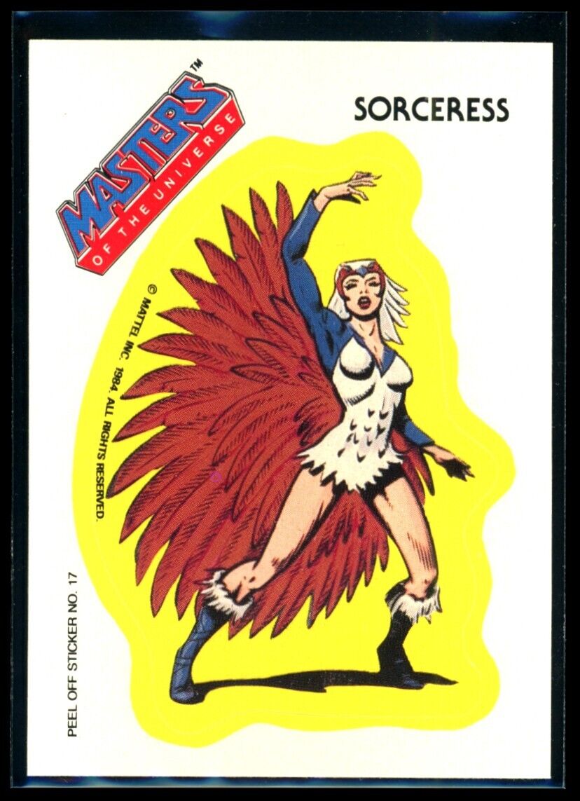 SORCERESS 1984 Masters of the Universe Sticker #17 NM C2