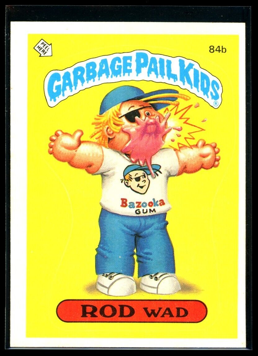 ROD WAD 1986 Garbage Pail Kids Series 3 #84b Principal NM