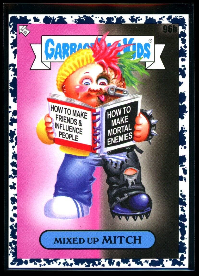 MIXED UP MITCH 2022 Topps Book Worms Inkwell Black Garbage Pail Kids #96b