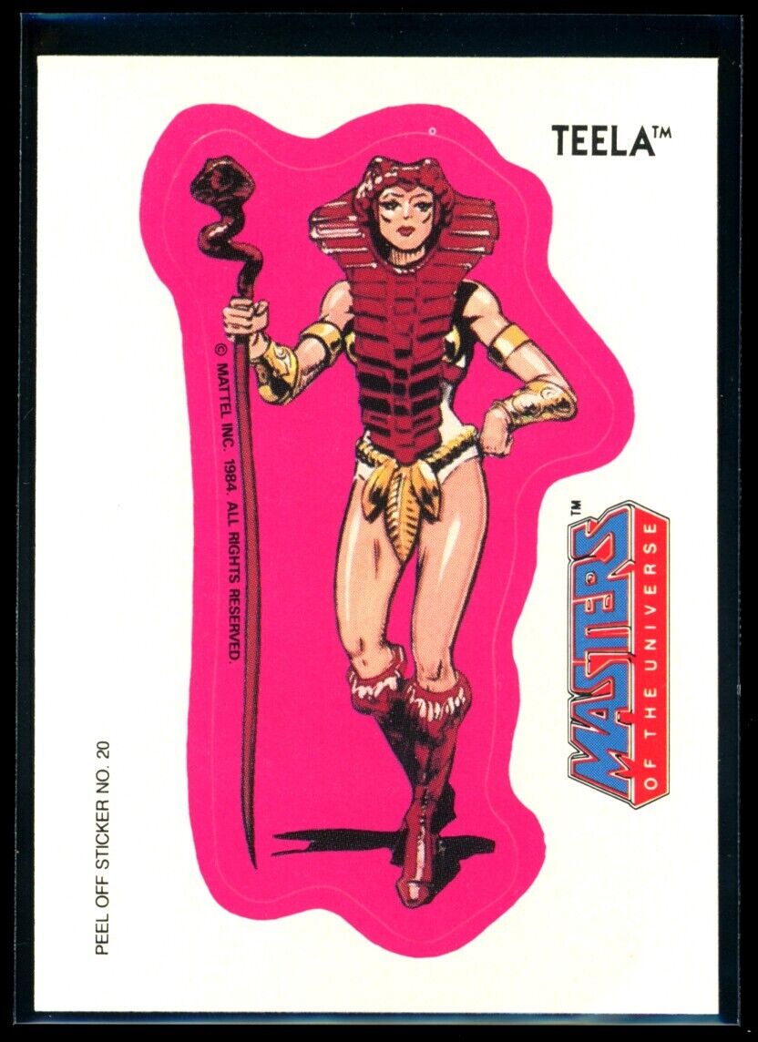 TEELA 1984 Masters of the Universe Sticker #20 NM C1