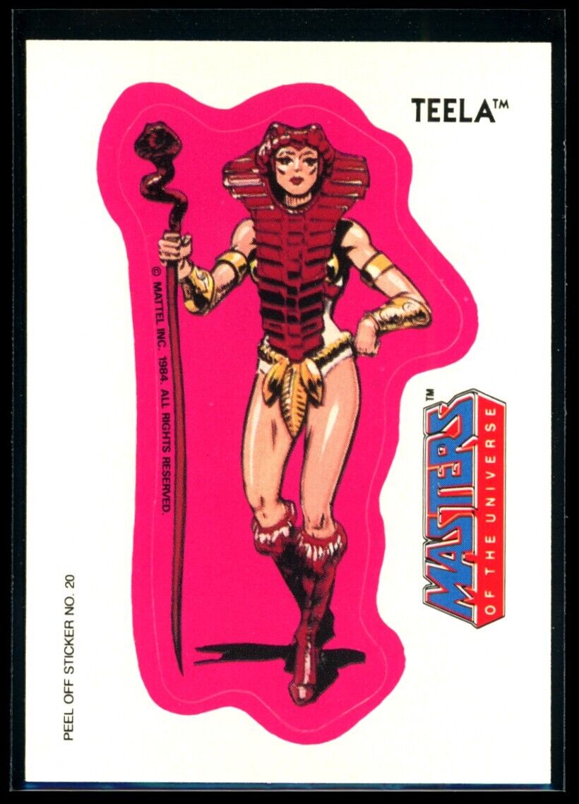 TEELA 1984 Masters of the Universe Sticker #20 NM C2