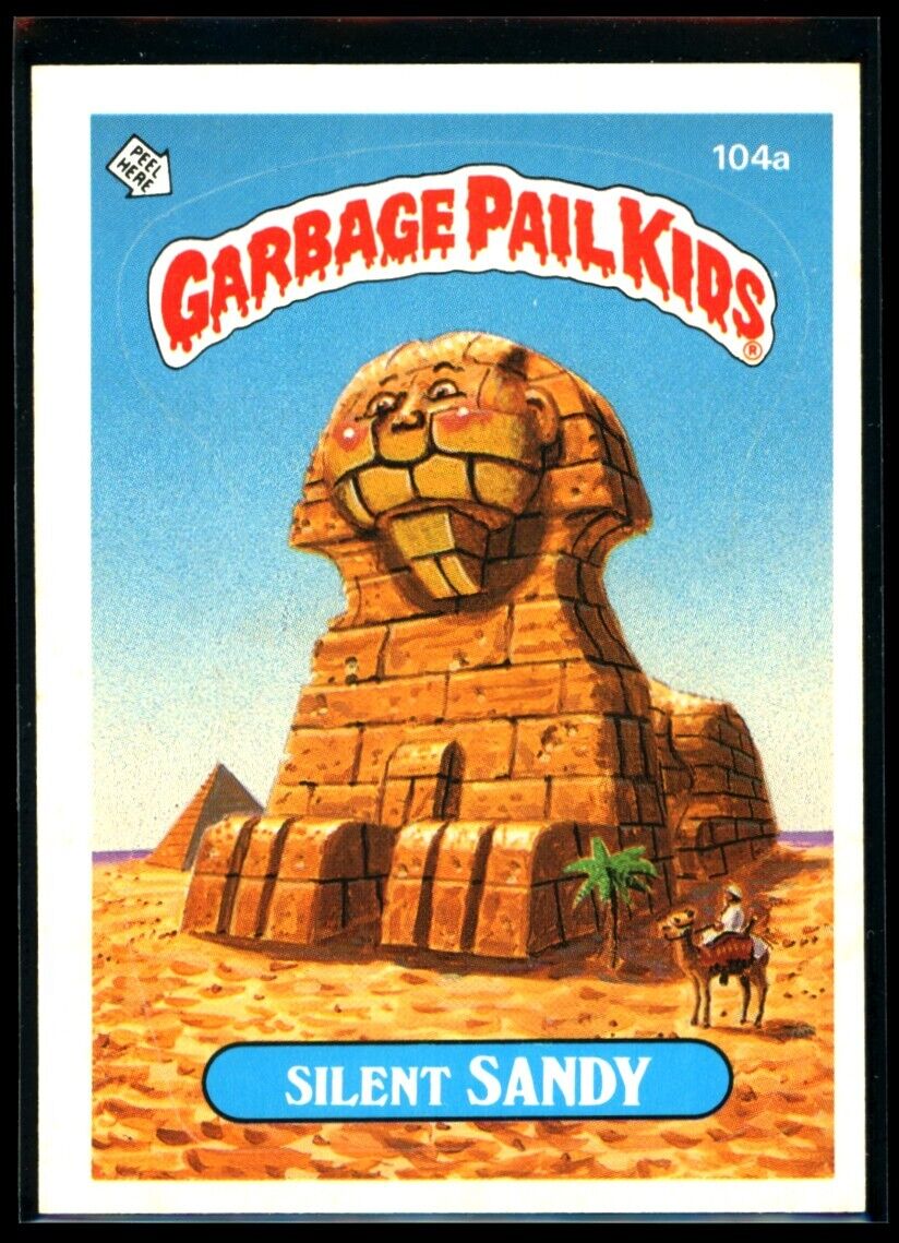 SILENT SANDY 1986 Garbage Pail Kids Series 3 #104a NM C2