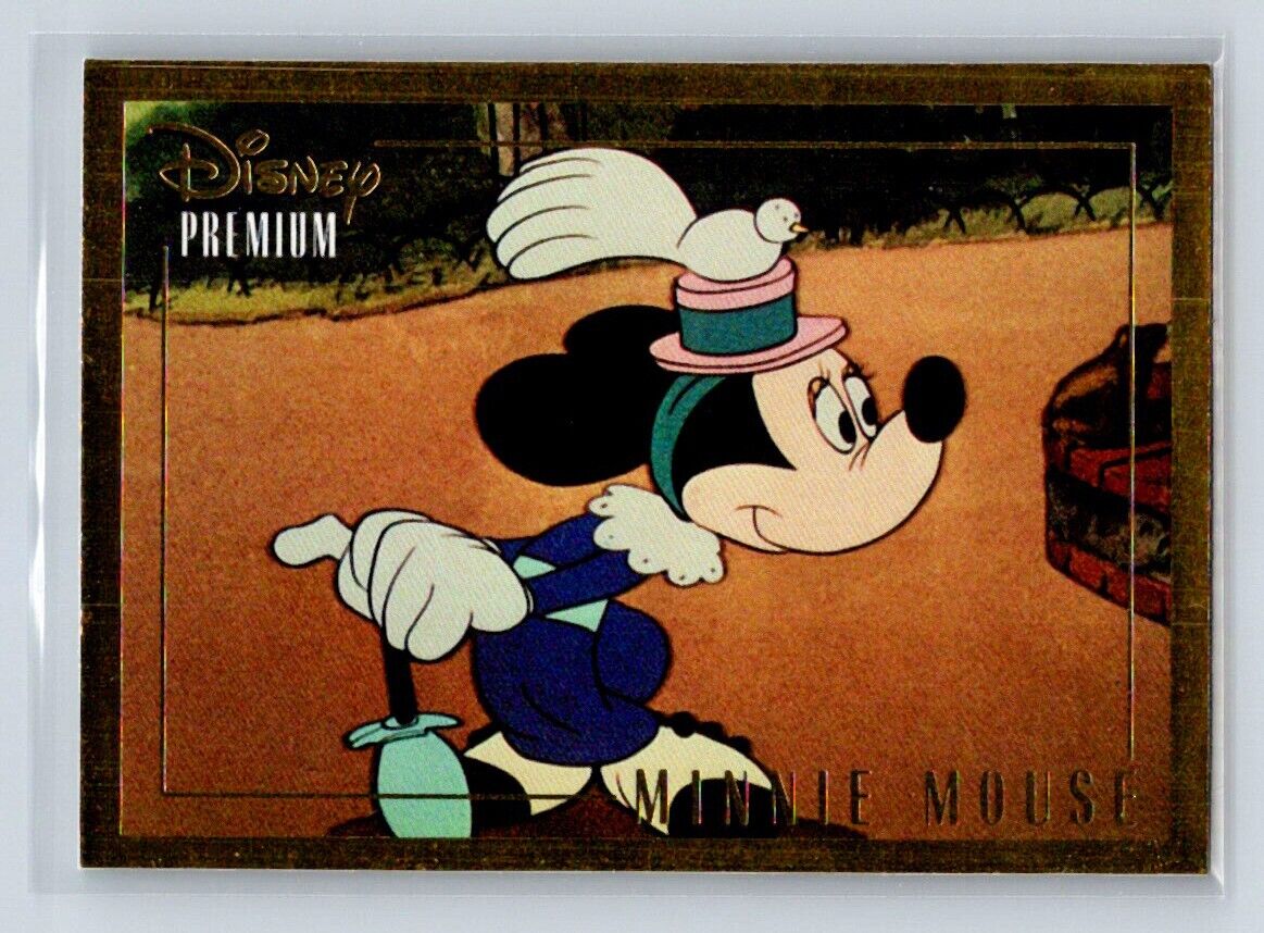 THE NIFTY NINETIES Minnie Mouse 1995 Skybox Disney Premium #12 C2