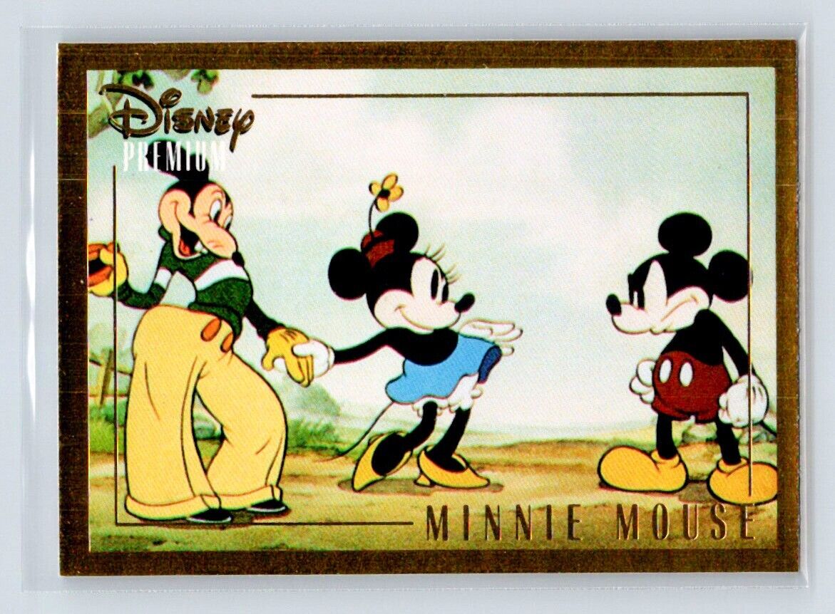 MICKEY'S RIVAL Mickey & Minnie Mouse 1995 Skybox Disney Premium #11 C5