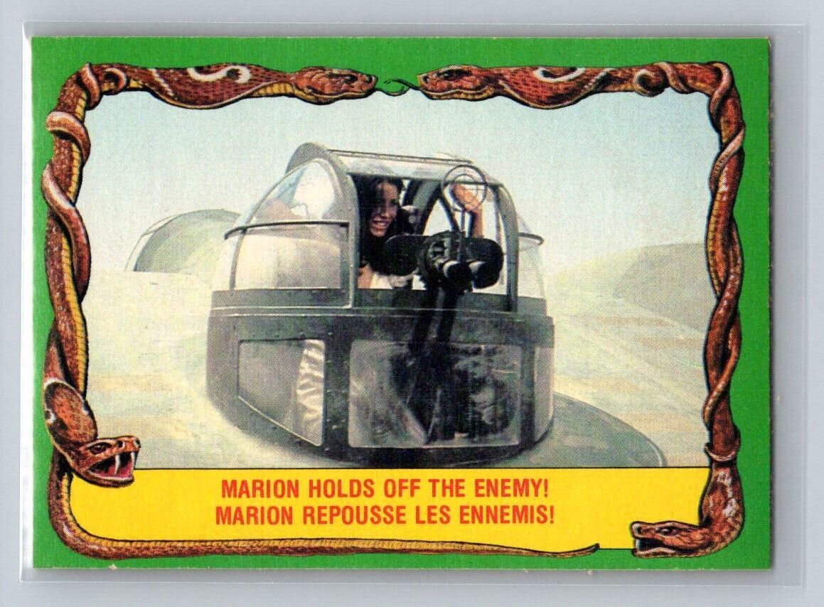 MARION HOLDS OFF THE ENEMY! 1981 O-Pee-Chee Raiders of the Lost Ark #64 C3