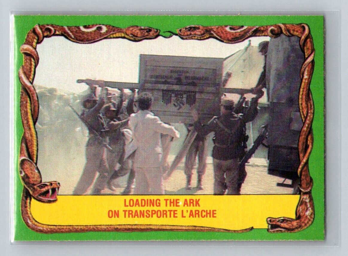 LOADING THE ARK 1981 O-Pee-Chee Raiders of the Lost Ark #62