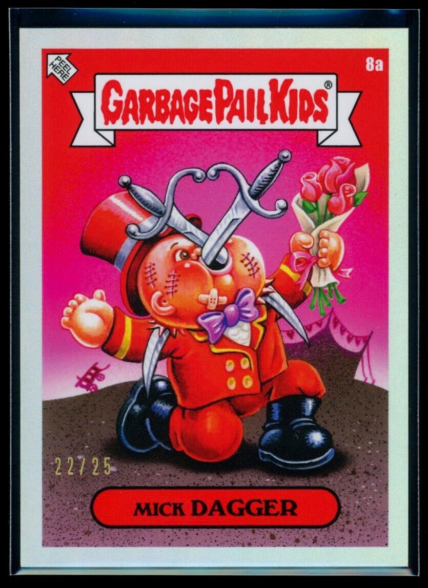MICK DAGGER 2023 Topps GPK Valentine's Day is Cancelled Rainbow Foil 22/25 8a