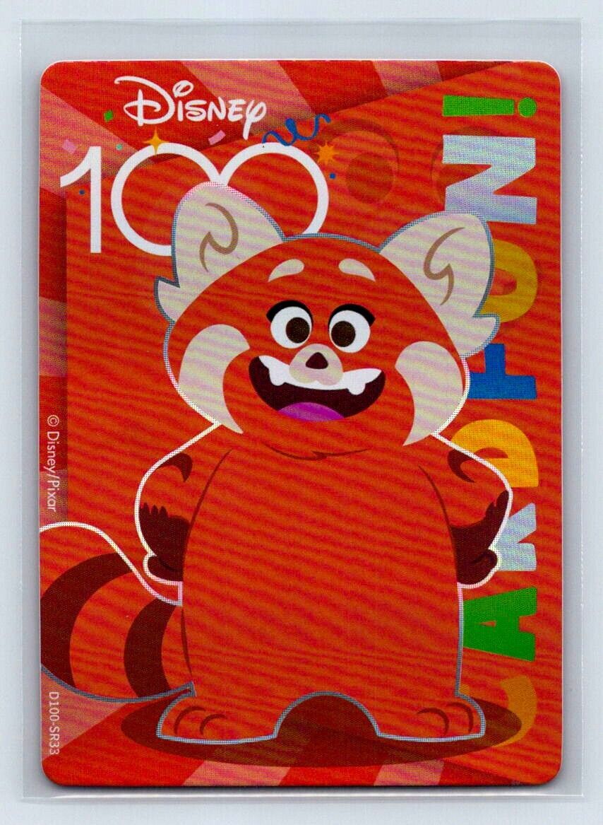 RED PANDA Turning Red 2023 Disney 100 Joyful Card Fun #D100-SR33