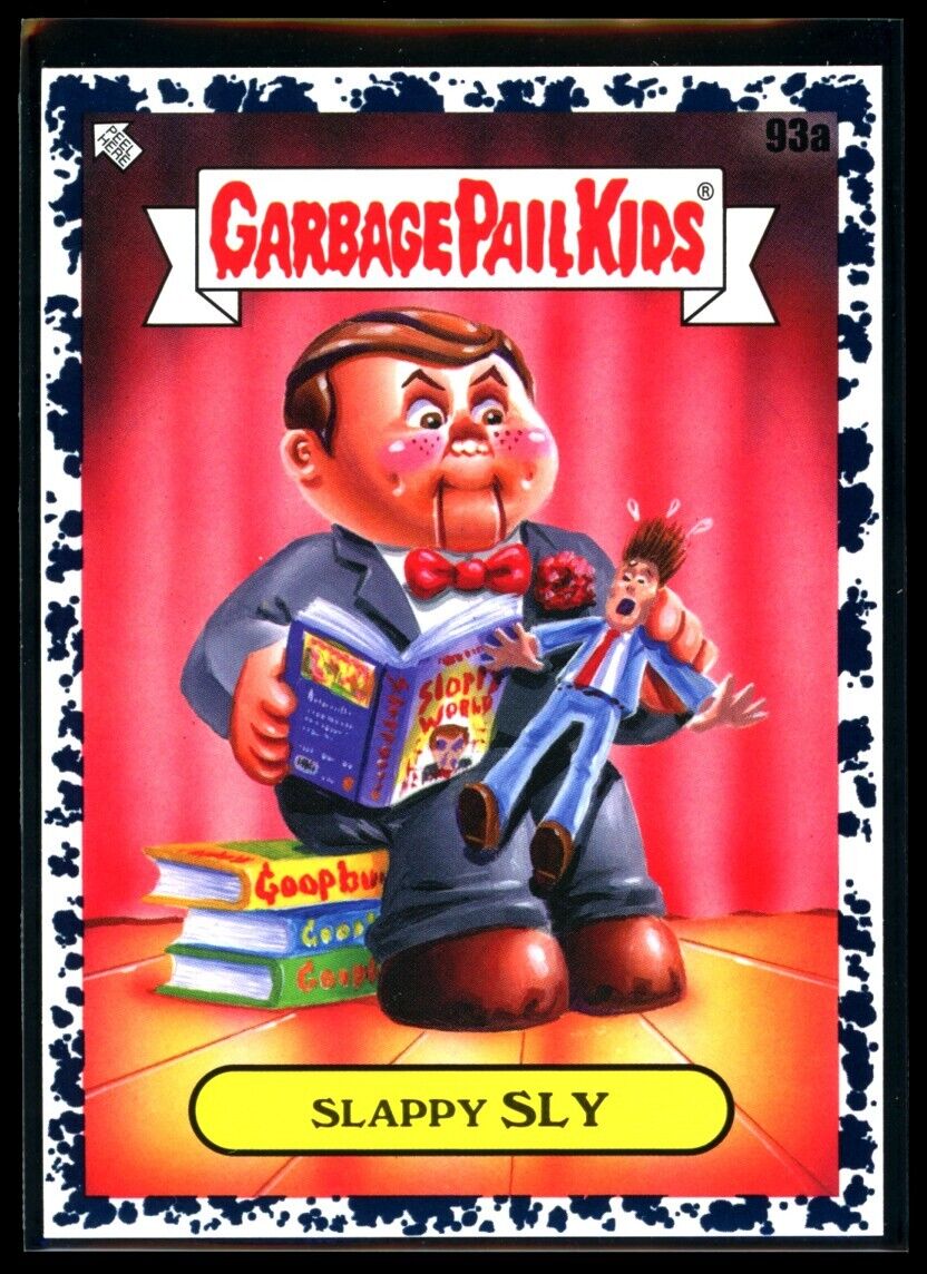 SLAPPY SLY 2022 Topps Book Worms Inkwell Black Garbage Pail Kids #93a