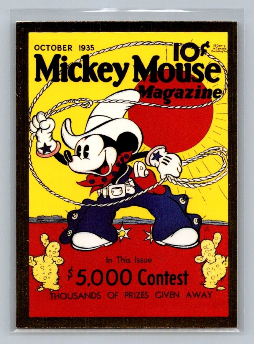 MICKEY MOUSE 1935 1995 Skybox Disney Premium Magazine Cover #73 C1