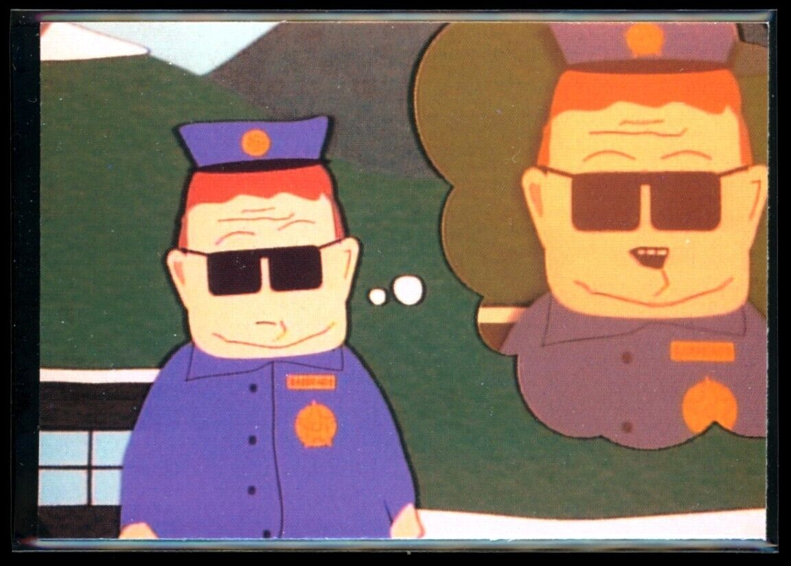 OFFICER BARBRADY 1998 South Park Comic Images #10 C1