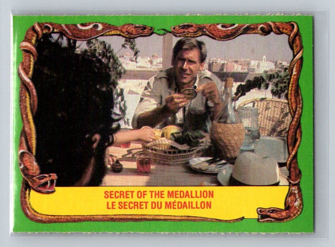 SECRET OF THE MEDALLION 1981 O-Pee-Chee Raiders of the Lost Ark #34 C2