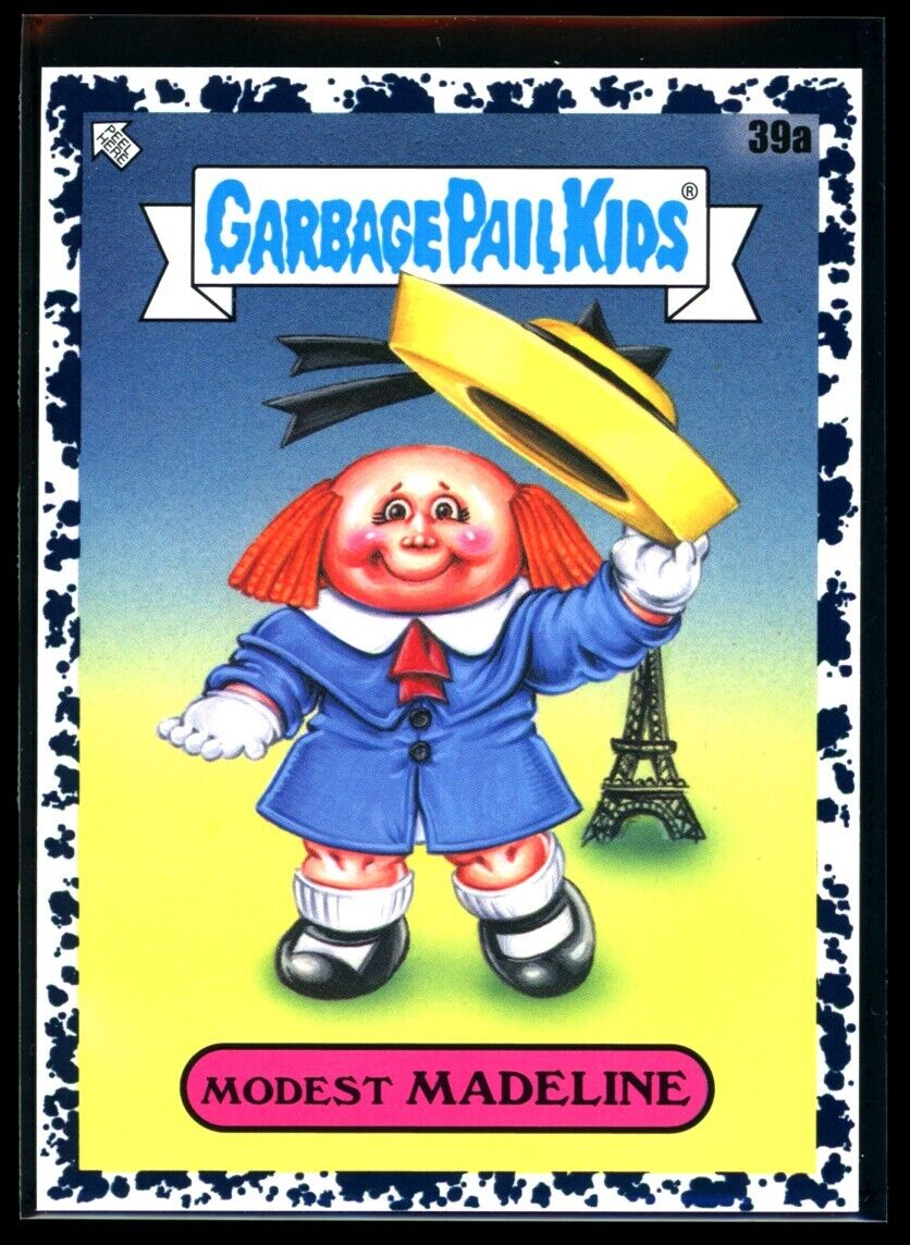 MODEST MADELINE 2022 Topps Book Worms Inkwell Black Garbage Pail Kids #39a