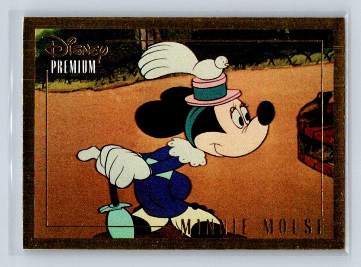THE NIFTY NINETIES Minnie Mouse 1995 Skybox Disney Premium #12 C3