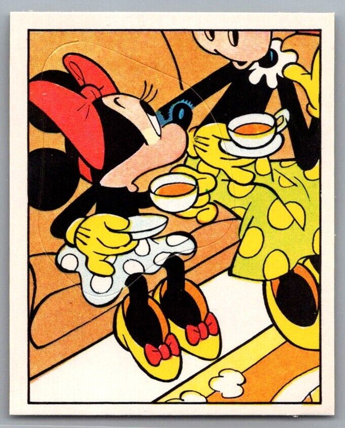 MINNIE MOUSE 1978 Disney Mickey Story Panini Sticker #132 C1