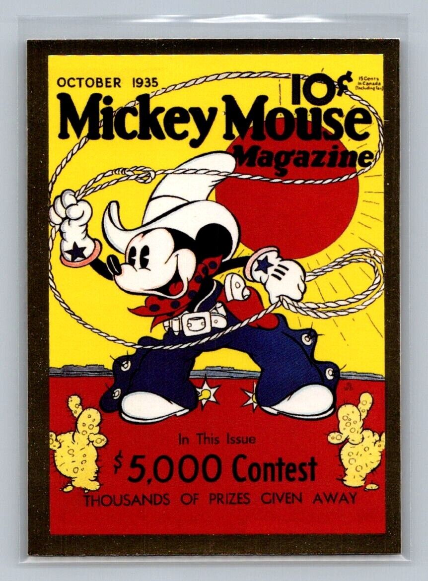MICKEY MOUSE 1935 1995 Skybox Disney Premium Magazine Cover #73 C3