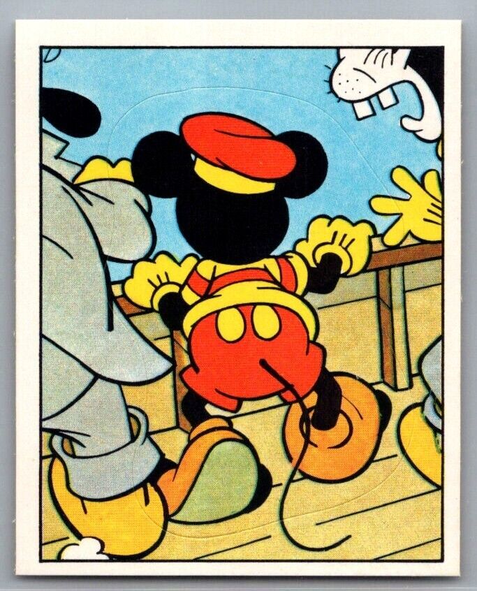 MICKEY MOUSE 1978 Disney Mickey Story Panini Sticker #76 C1