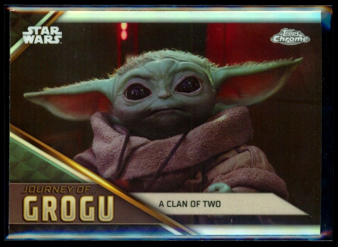 A CLAN OF TWO 2023 Star Wars Topps Chrome Journey of Grogu #JG-8 C2 Star Wars Base - Hobby Gems