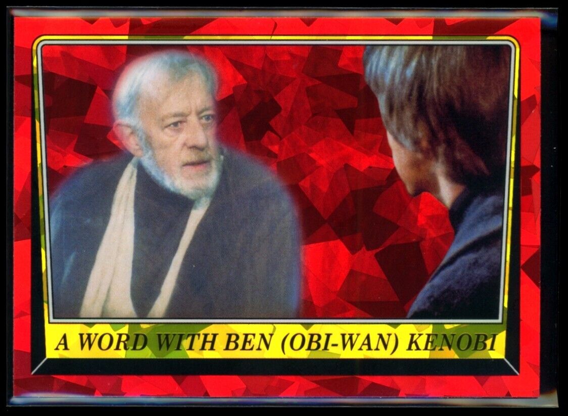 A WORD WITH BEN (OBI-WAN) KENOBI 2023 Topps Chrome Sapphire Star Wars ROTJ #59 Star Wars Base - Hobby Gems