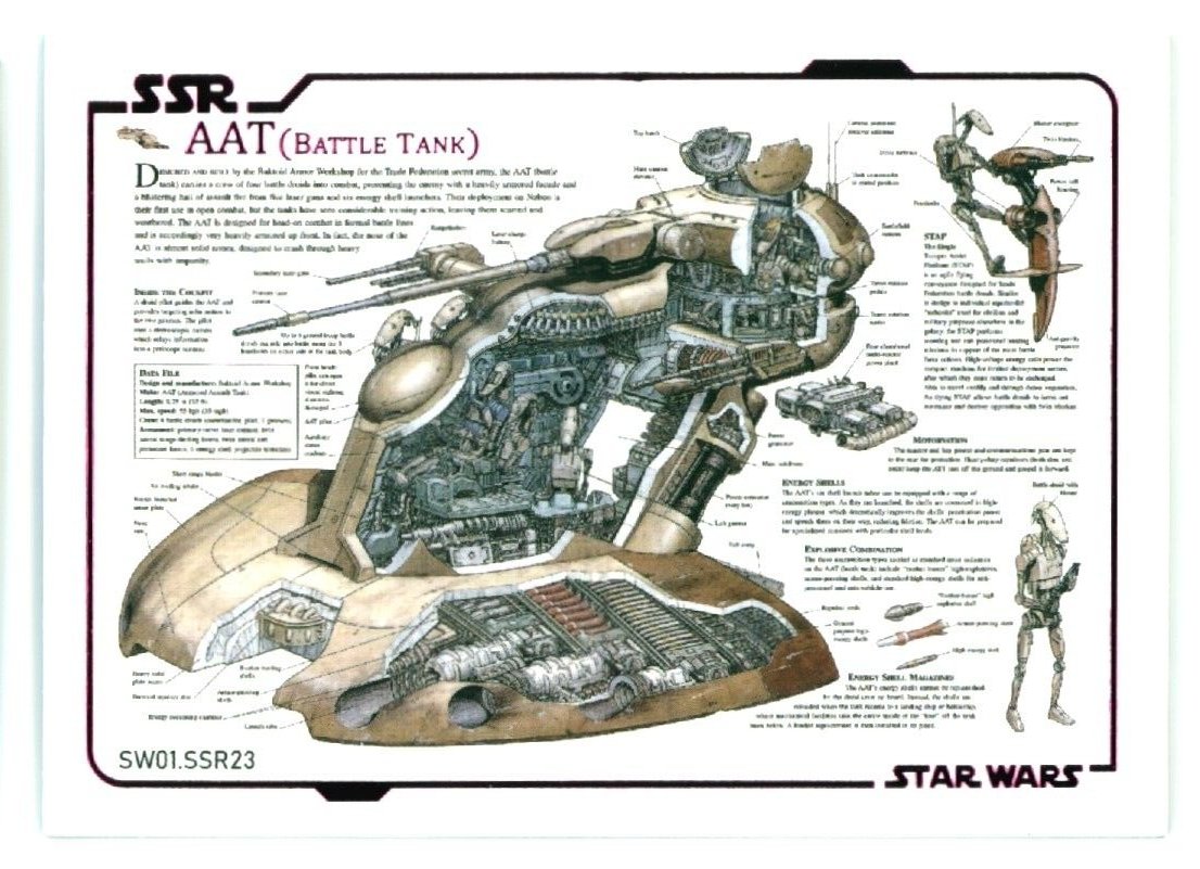 AAT BATTLE TANK 2022 Star Wars Prerelease Foil SW01 #SSR23 Star Wars Base - Hobby Gems