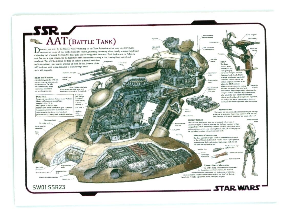 AAT BATTLE TANK 2022 Star Wars Prerelease Foil SW01 #SSR23 C2 Star Wars Base - Hobby Gems