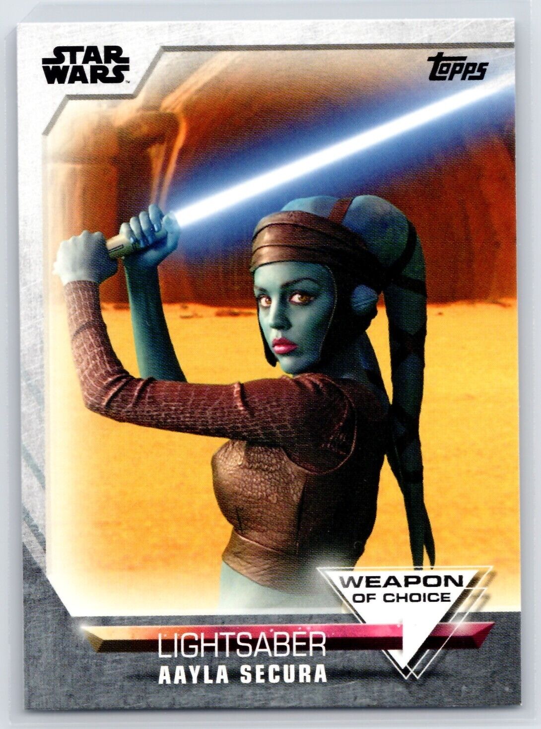 AAYLA SECURA 2020 Topps Women of Star Wars Weapon of Choice #WC-18 Star Wars Base - Hobby Gems