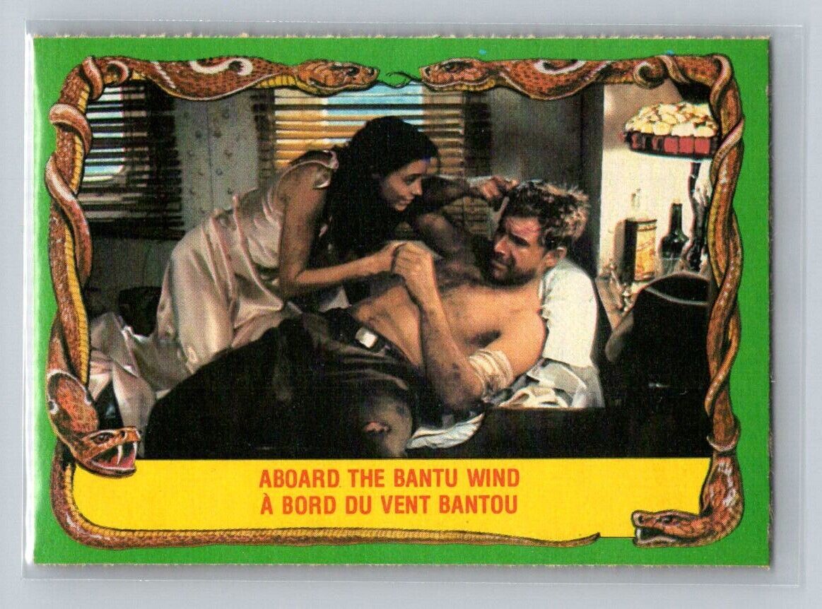 ABOARD THE BANTU WIND 1981 O-Pee-Chee Raiders of the Lost Ark #71 Raiders of the Lost Ark Base - Hobby Gems