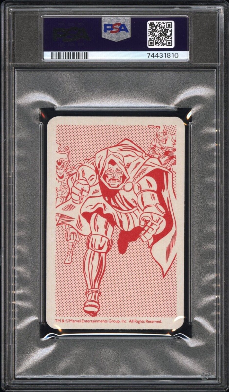 ABOMINATION PSA 8 1988 Super Top Trumps Marvel Super Heroes Red Back Marvel Base Graded Cards - Hobby Gems